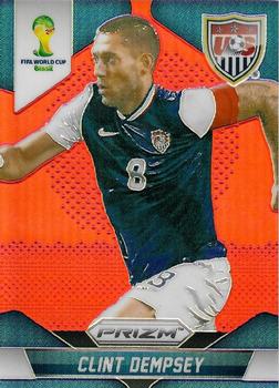 2014 Panini Prizm FIFA World Cup Brazil - Prizms Red #69 Clint Dempsey Front