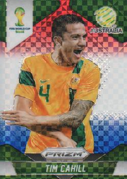 2014 Panini Prizm FIFA World Cup Brazil - Prizms Red, White and Blue Power Plaid #17 Tim Cahill Front