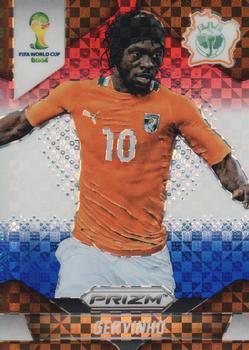 2014 Panini Prizm FIFA World Cup Brazil - Prizms Red, White and Blue Power Plaid #62 Gervinho Front