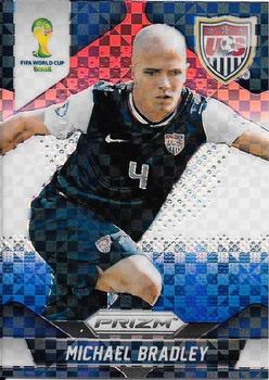 2014 Panini Prizm FIFA World Cup Brazil - Prizms Red, White and Blue Power Plaid #68 Michael Bradley Front