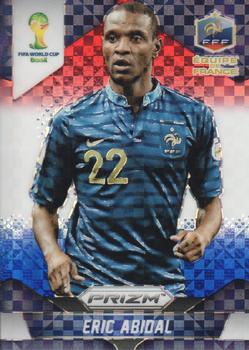 2014 Panini Prizm FIFA World Cup Brazil - Prizms Red, White and Blue Power Plaid #76 Eric Abidal Front