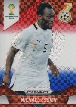 2014 Panini Prizm FIFA World Cup Brazil - Prizms Red, White and Blue Power Plaid #95 Michael Essien Front