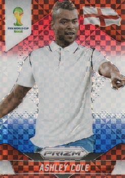 2014 Panini Prizm FIFA World Cup Brazil - Prizms Red, White and Blue Power Plaid #135 Ashley Cole Front