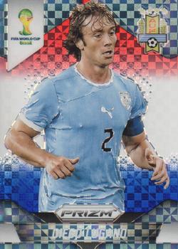 2014 Panini Prizm FIFA World Cup Brazil - Prizms Red, White and Blue Power Plaid #191 Diego Lugano Front