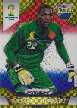 2014 Panini Prizm FIFA World Cup Brazil - Prizms Red, White and Blue Power Plaid #63 Alexander Dominguez Front