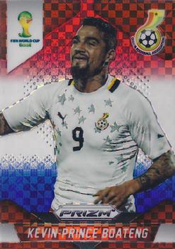 2014 Panini Prizm FIFA World Cup Brazil - Prizms Red, White and Blue Power Plaid #97 Kevin-Prince Boateng Front