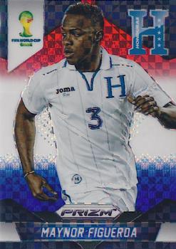 2014 Panini Prizm FIFA World Cup Brazil - Prizms Red, White and Blue Power Plaid #114 Maynor Figueroa Front