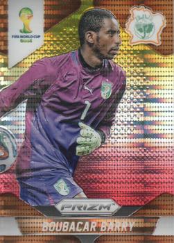 2014 Panini Prizm FIFA World Cup Brazil - Prizms Yellow and Red Pulsar #57 Boubacar Barry Front