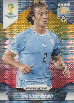 2014 Panini Prizm FIFA World Cup Brazil - Prizms Yellow and Red Pulsar #191 Diego Lugano Front
