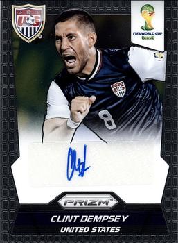 2014 Panini Prizm FIFA World Cup Brazil - Signatures #S-CD Clint Dempsey Front