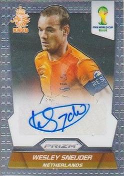 2014 Panini Prizm FIFA World Cup Brazil - Signatures #S-WS Wesley Sneijder Front