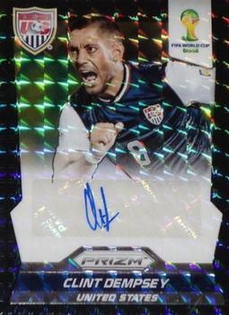 2014 Panini Prizm FIFA World Cup Brazil - Signatures Prizms Black #S-CD Clint Dempsey Front