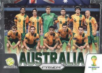 2014 Panini Prizm FIFA World Cup Brazil - Team Photos #3 Australia Front