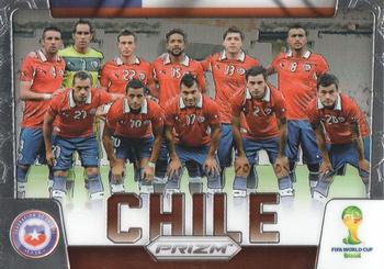 2014 Panini Prizm FIFA World Cup Brazil - Team Photos #8 Chile Front