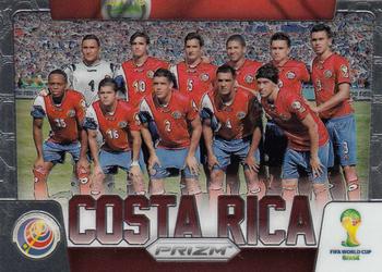 2014 Panini Prizm FIFA World Cup Brazil - Team Photos #10 Costa Rica Front