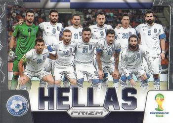 2014 Panini Prizm FIFA World Cup Brazil - Team Photos #17 Hellas Front