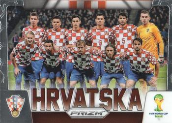 2014 Panini Prizm FIFA World Cup Brazil - Team Photos #20 Hrvatska Front