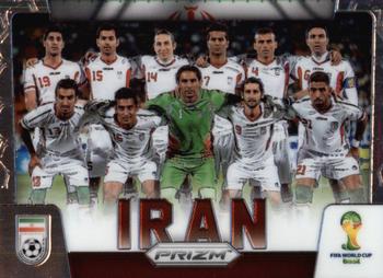 2014 Panini Prizm FIFA World Cup Brazil - Team Photos #21 Iran Front