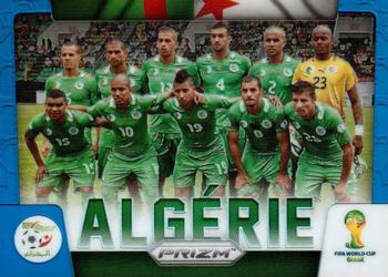 2014 Panini Prizm FIFA World Cup Brazil - Team Photos Prizms Blue #1 Algerie Front