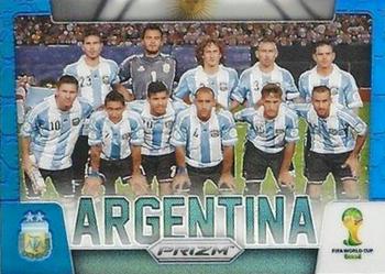 2014 Panini Prizm FIFA World Cup Brazil - Team Photos Prizms Blue #2 Argentina Front