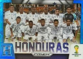 2014 Panini Prizm FIFA World Cup Brazil - Team Photos Prizms Blue #19 Honduras Front
