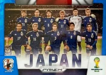 2014 Panini Prizm FIFA World Cup Brazil - Team Photos Prizms Blue #23 Japan Front