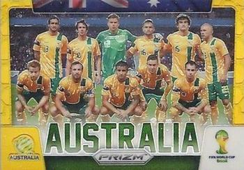 2014 Panini Prizm FIFA World Cup Brazil - Team Photos Prizms Gold #3 Australia Front
