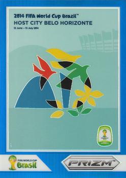 2014 Panini Prizm FIFA World Cup Brazil - World Cup Posters Prizms Blue #1 Belo Horizonte Front