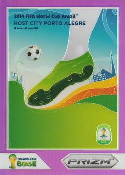 2014 Panini Prizm FIFA World Cup Brazil - World Cup Posters Prizms Purple #8 Porto Alegre Front