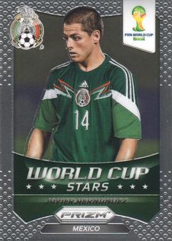2014 Panini Prizm FIFA World Cup Brazil - World Cup Stars #27 Javier Hernandez Front