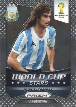 2014 Panini Prizm FIFA World Cup Brazil - World Cup Stars #43 Mario Kempes Front