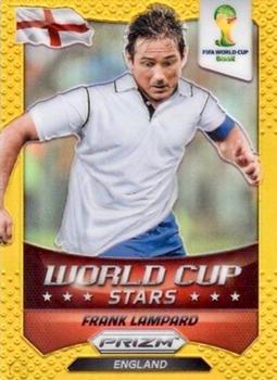 2014 Panini Prizm FIFA World Cup Brazil - World Cup Stars Prizms Gold #13 Frank Lampard Front