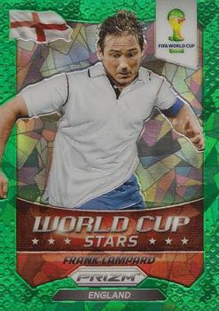 2014 Panini Prizm FIFA World Cup Brazil - World Cup Stars Prizms Green Crystal #13 Frank Lampard Front