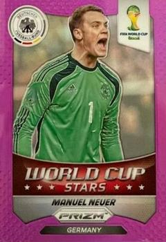 2014 Panini Prizm FIFA World Cup Brazil - World Cup Stars Prizms Purple #17 Manuel Neuer Front