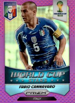 2014 Panini Prizm FIFA World Cup Brazil - World Cup Stars Prizms Purple #48 Fabio Cannavaro Front