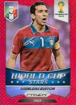 2014 Panini Prizm FIFA World Cup Brazil - World Cup Stars Prizms Red #25 Gianluigi Buffon Front