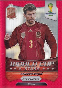 2014 Panini Prizm FIFA World Cup Brazil - World Cup Stars Prizms Red #32 Gerard Pique Front