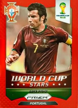 2014 Panini Prizm FIFA World Cup Brazil - World Cup Stars Prizms Red #49 Luis Figo Front
