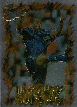 1999 Futera Newcastle United Fans' Selection - Hot Shots #HS3 John Barnes Front