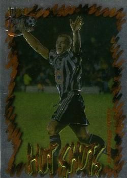 1999 Futera Newcastle United Fans' Selection - Hot Shots #HS5 Alan Shearer Front