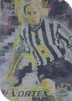 1999 Futera Newcastle United Fans' Selection - Vortex #V4 Laurent Charvet Front