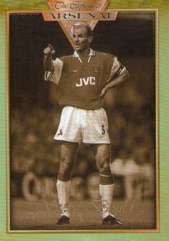 1998 Futera Platinum The Captains of Arsenal #43 Steve Bould Front