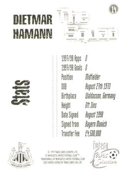 1999 Futera Newcastle United Fans' Selection - Foil #14 Dietmar Hamann Back