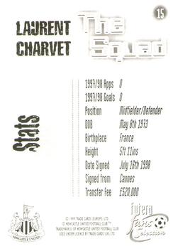 1999 Futera Newcastle United Fans' Selection - Foil #15 Laurent Charvet Back
