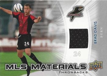 2012 Upper Deck MLS - MLS Materials Throwbacks #TB-BD Brad Davis Front
