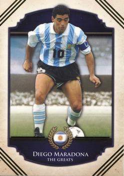 2014 Futera Unique World Football #111 Diego Maradona Front