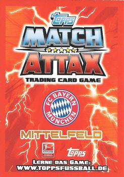 2013-14 Topps Match Attax Bundesliga Extra #586 Franck Ribery Back