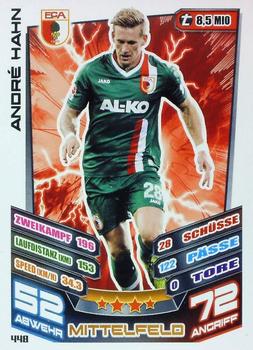 2013-14 Topps Match Attax Bundesliga Extra #448 Andre Hahn Front