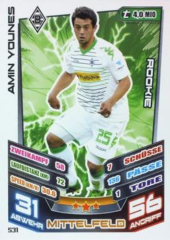 2013-14 Topps Match Attax Bundesliga Extra #531 Amin Younes Front
