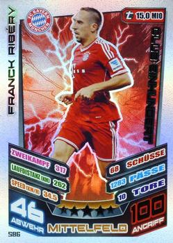2013-14 Topps Match Attax Bundesliga Extra #586 Franck Ribery Front